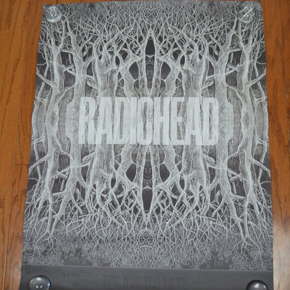 RADIOHEAD "It's Not Too Late" LIMITED EDITION NUMBERED POSTER 6045 / 7500 READ - Picture 1 of 16